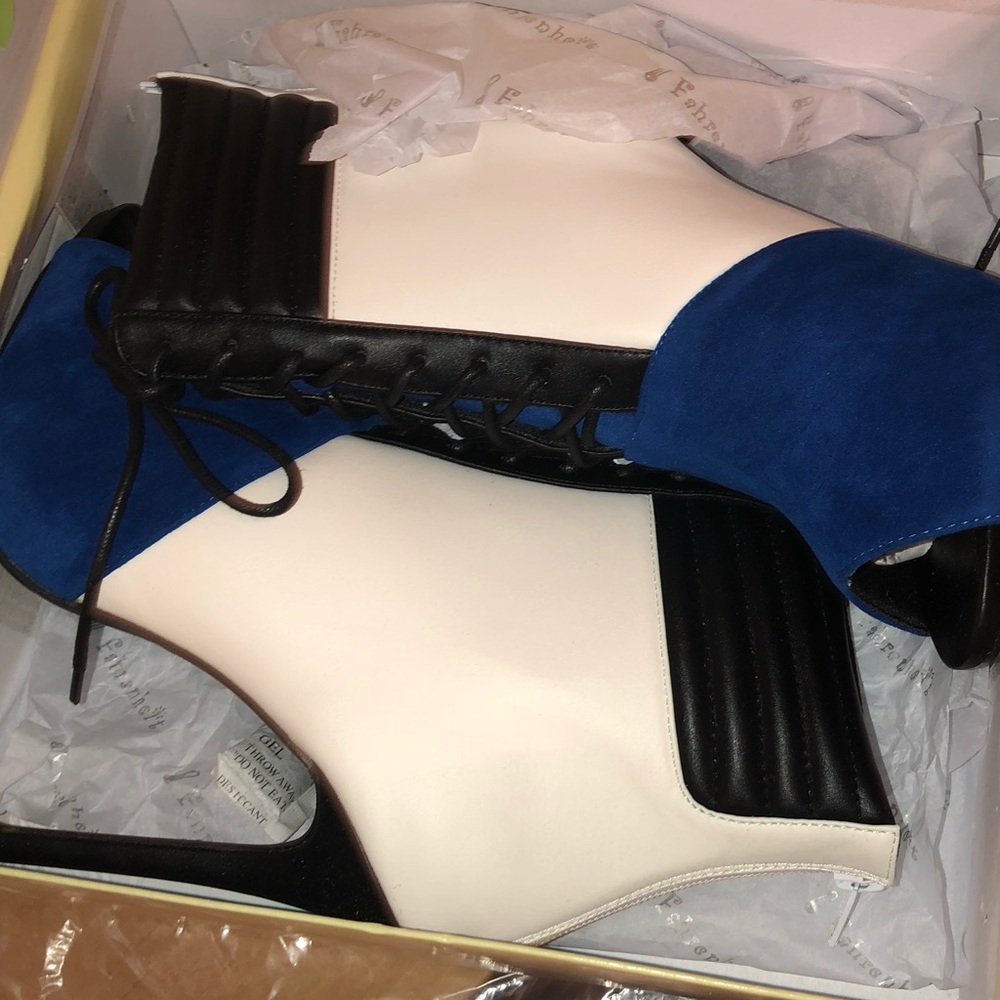 Peep Toe Booties Size 9